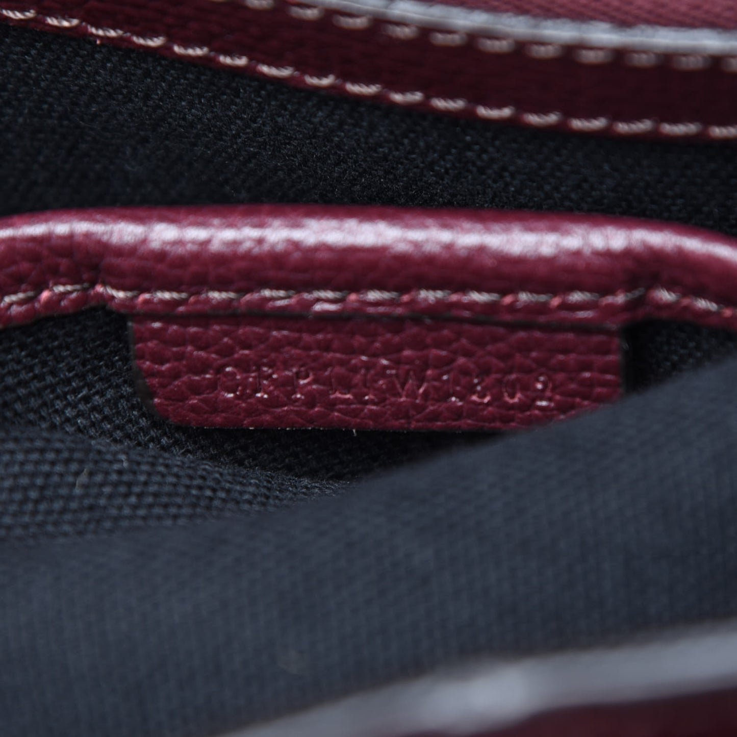 Grainy Calfskin House Check Medium Banner Tote Elderberry