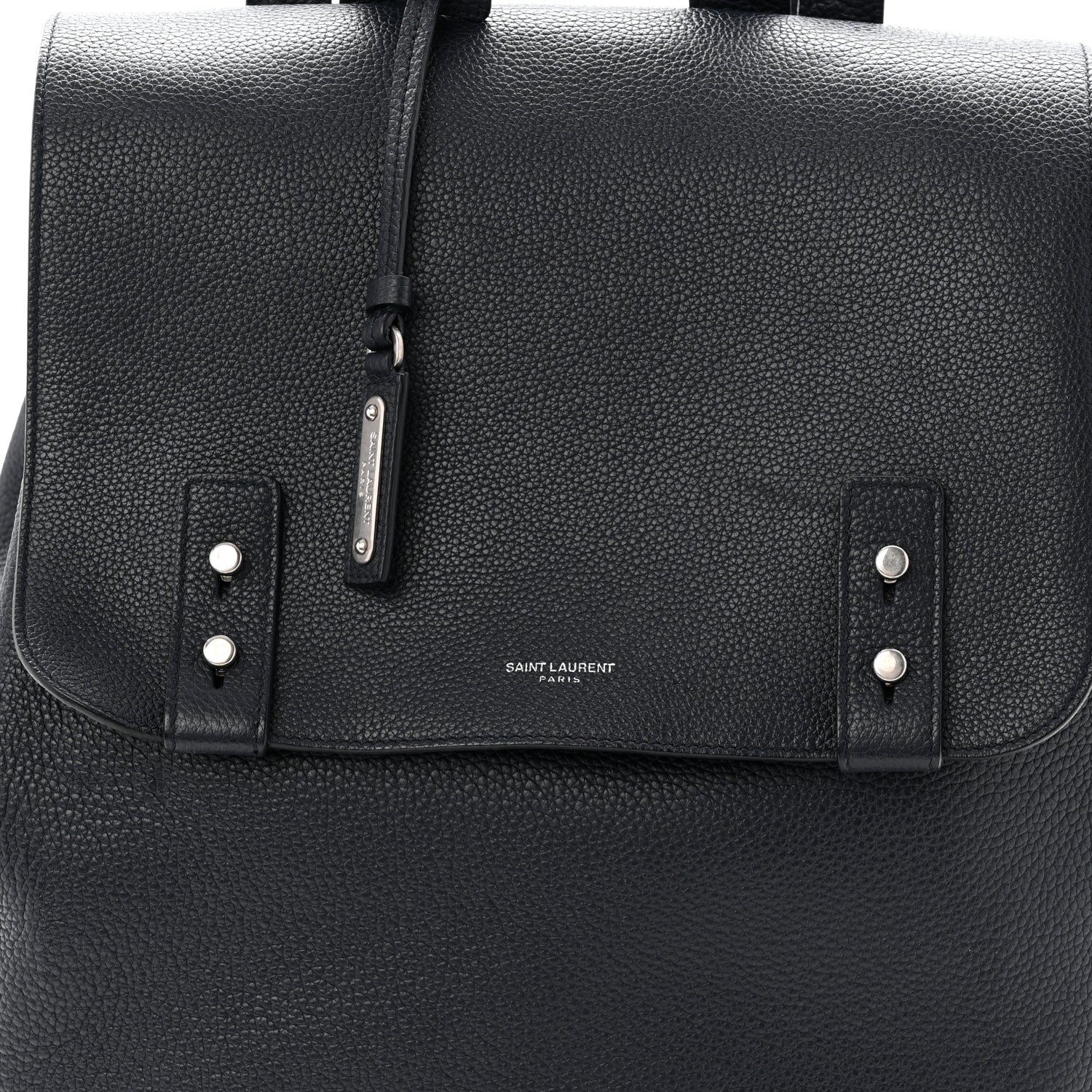 Saint Laurent Grained Calfskin Sac De Jour Backpack Navy 8 of 10