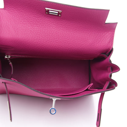 Hermes Togo Kelly Retourne 25 Rose Pourpre 4 of 8