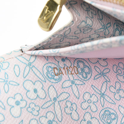 Louis Vuitton Monogram Fleuri Sarah Wallet Rose 9 of 9