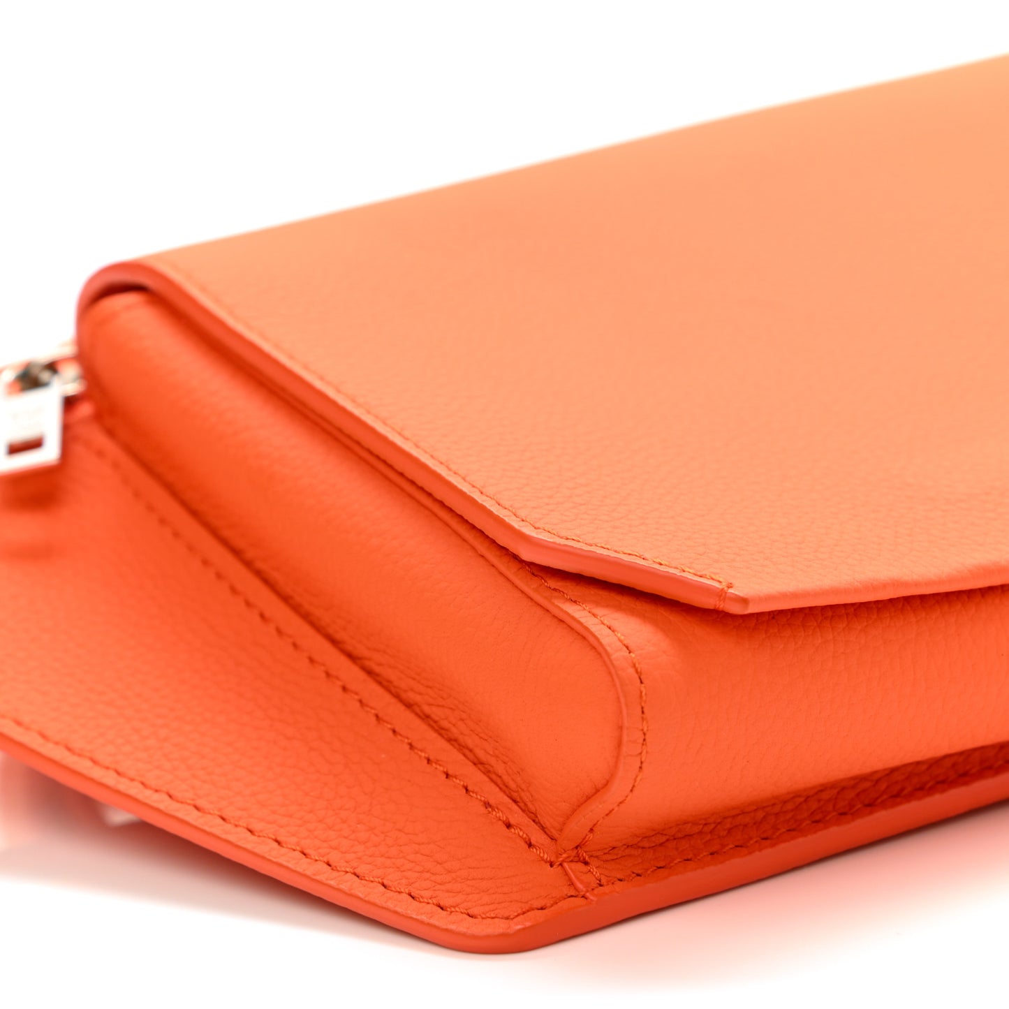 Grained Calfskin Aerogram New Sling Orange