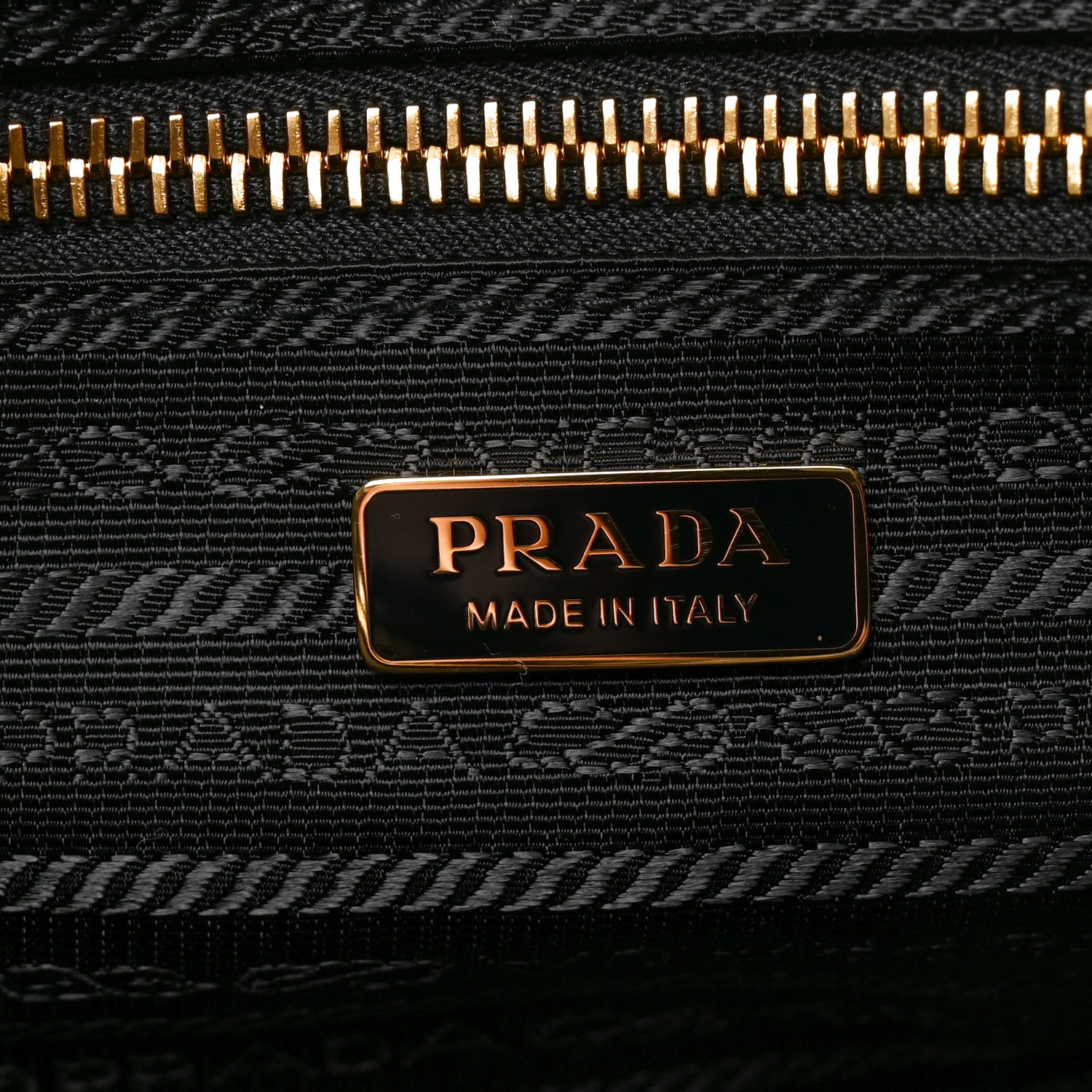 Prada Soft Lux Calfskin Triangle Medium Bonnie Shoulder Bag Black 5 of 8