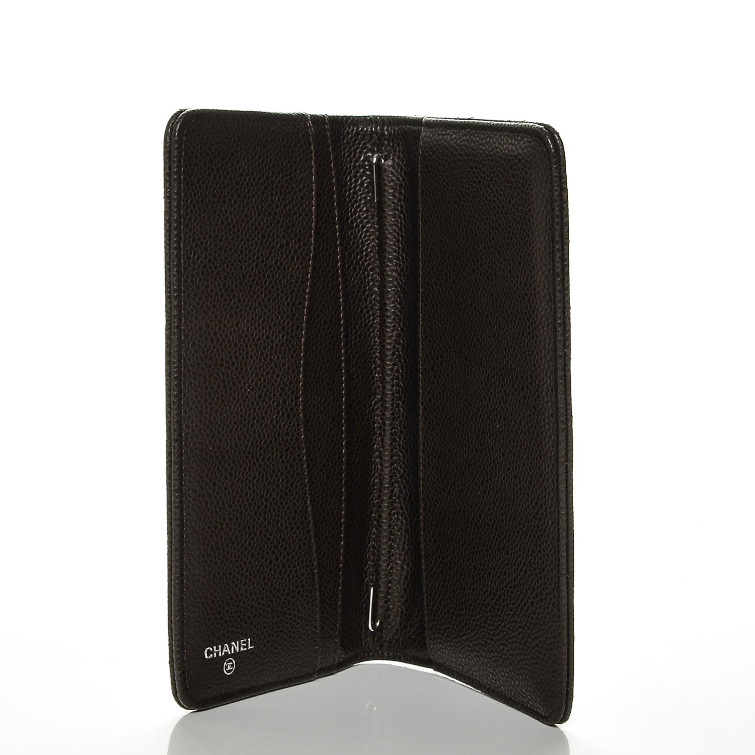 Chanel Caviar Quilted Medium Agenda Cover Dark Brown 5 of 8