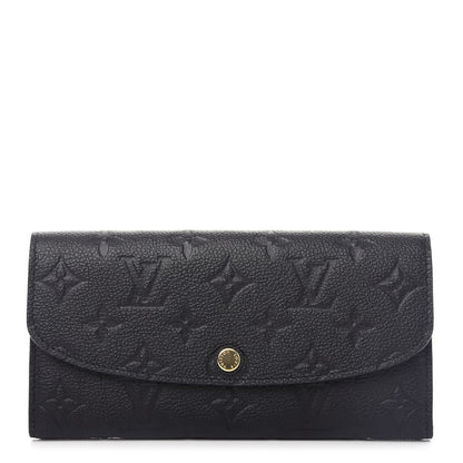 Louis Vuitton Empreinte Emilie Wallet Black Dune 1 of 6