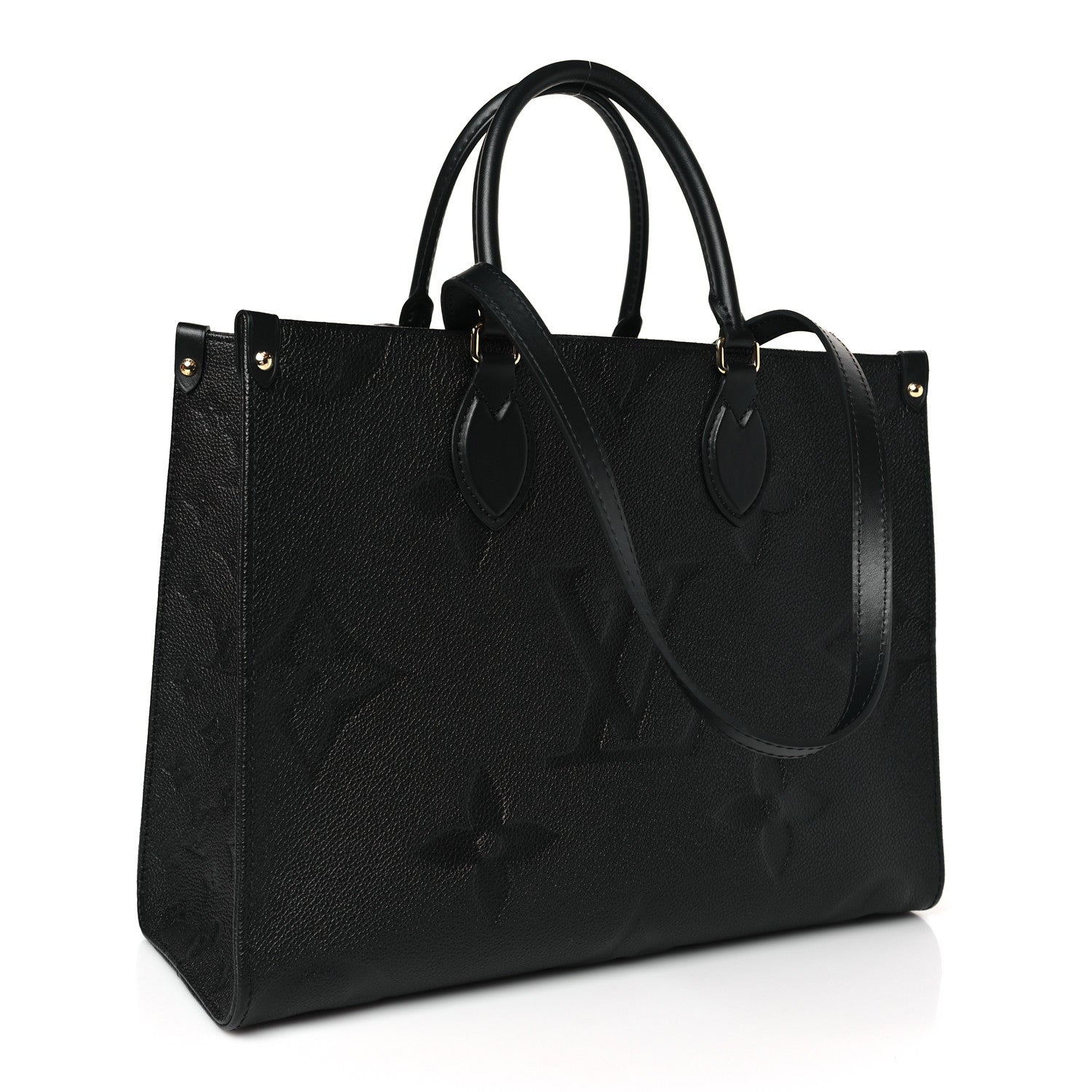 Louis Vuitton Empreinte Monogram Giant Onthego MM Black 3 of 9