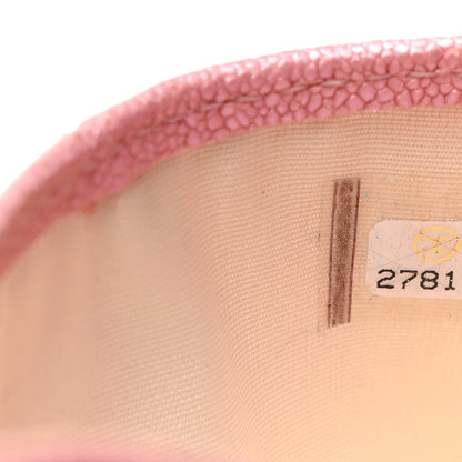 Chanel Iridescent Caviar Quilted Card Holder Pink 8 of 9