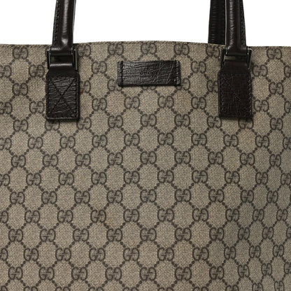Gucci GG Plus Monogram Small Vertical Tote Dark Brown 7 of 9