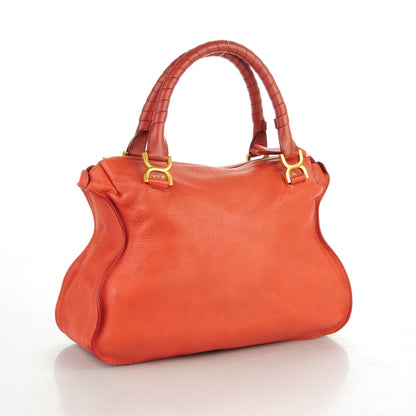 Chloe Calfskin Large Marcie Satchel Maple Leaf 3 of 8