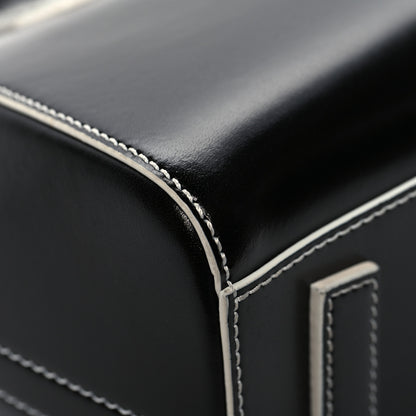 Givenchy Calfskin Contrast Topstitch Small Antigona Black White 11 of 14