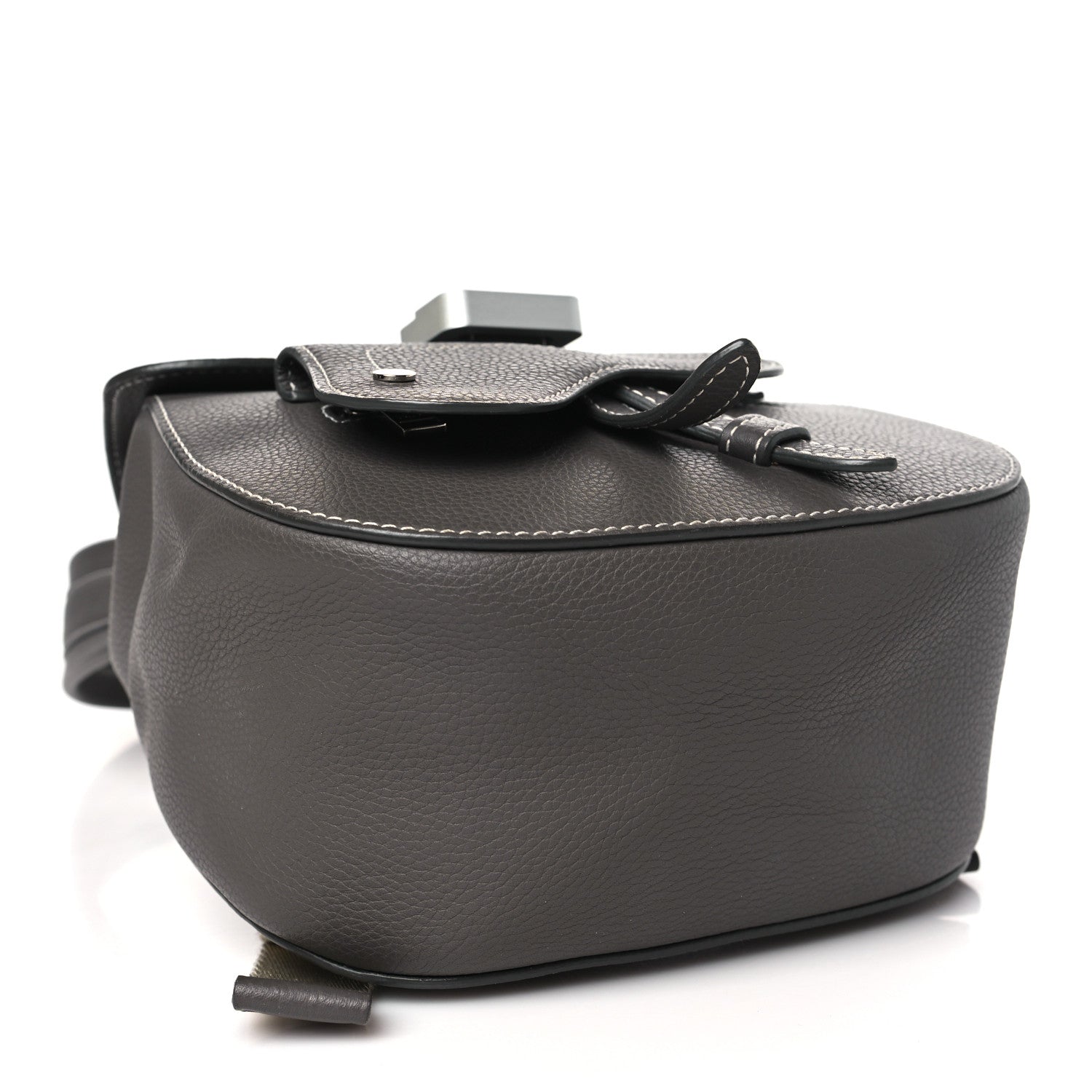 Christian Dior Grained Calfskin Mini Gallop Sling Bag Grey 4 of 11
