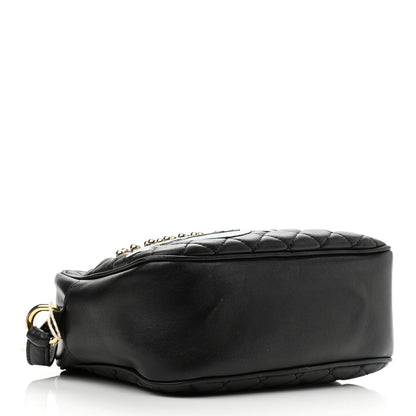 Dolce & Gabbana Lambskin Quilted Applique Camera Bag Black 4 of 10