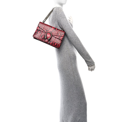 Gucci Snakeskin Small Dionysus Shoulder Bag Hot Pink 2 of 10