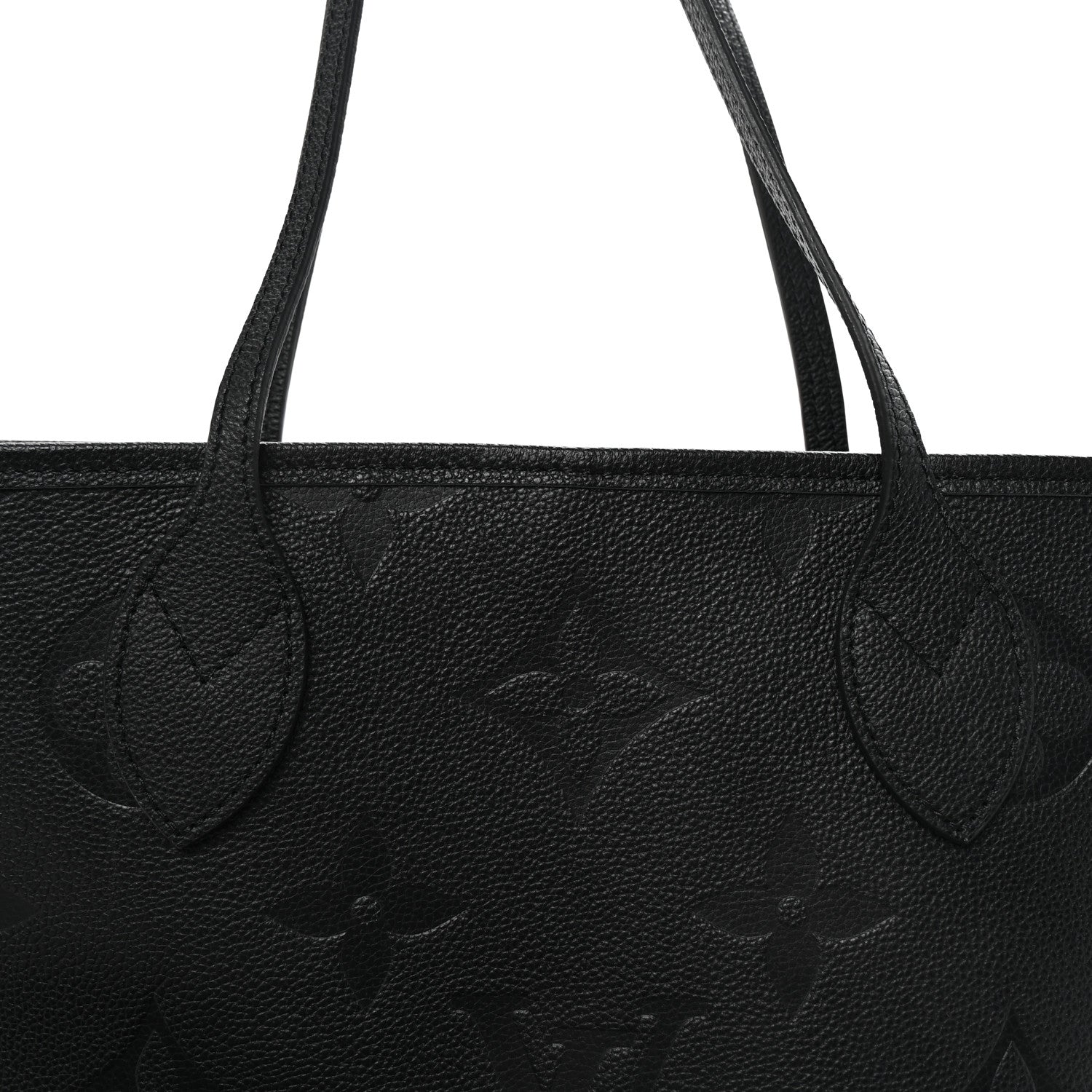 Louis Vuitton Empreinte Monogram Giant Neverfull MM Black 8 of 10