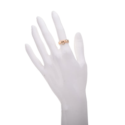 Hermes 18K Rose Gold PM Collier De Chien Ring 50 5.5 2 of 7