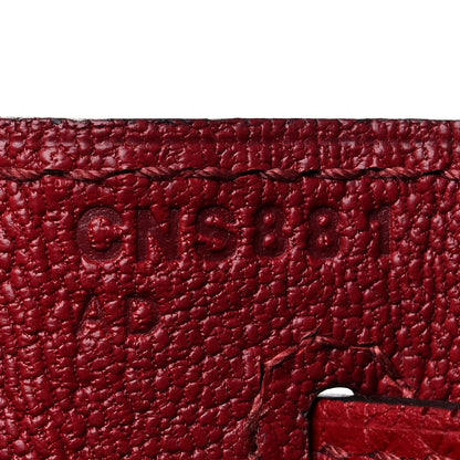 Hermes Epsom Kelly Sellier 28 Rouge Grenat 7 of 9
