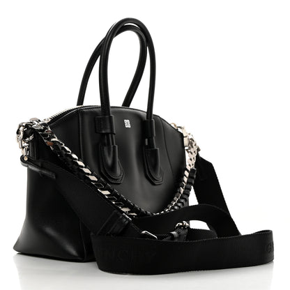 Givenchy Shiny Lord Calfskin Mini Sport Antigona With Chain Black 3 of 9