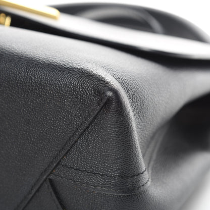 Louis Vuitton Calfskin Monogram Very One Handle Black 10 of 18