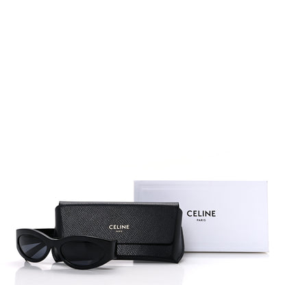 Celine Acetate Monochroms Cat Eye Sunglasses CL40288I Black 7 of 7