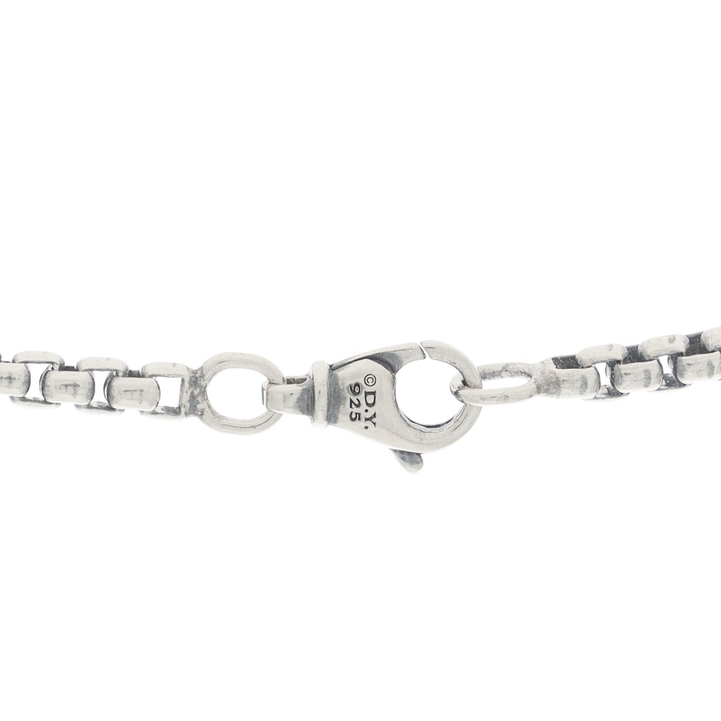 Sterling Silver 3.6mm Box Chain Necklace 20"