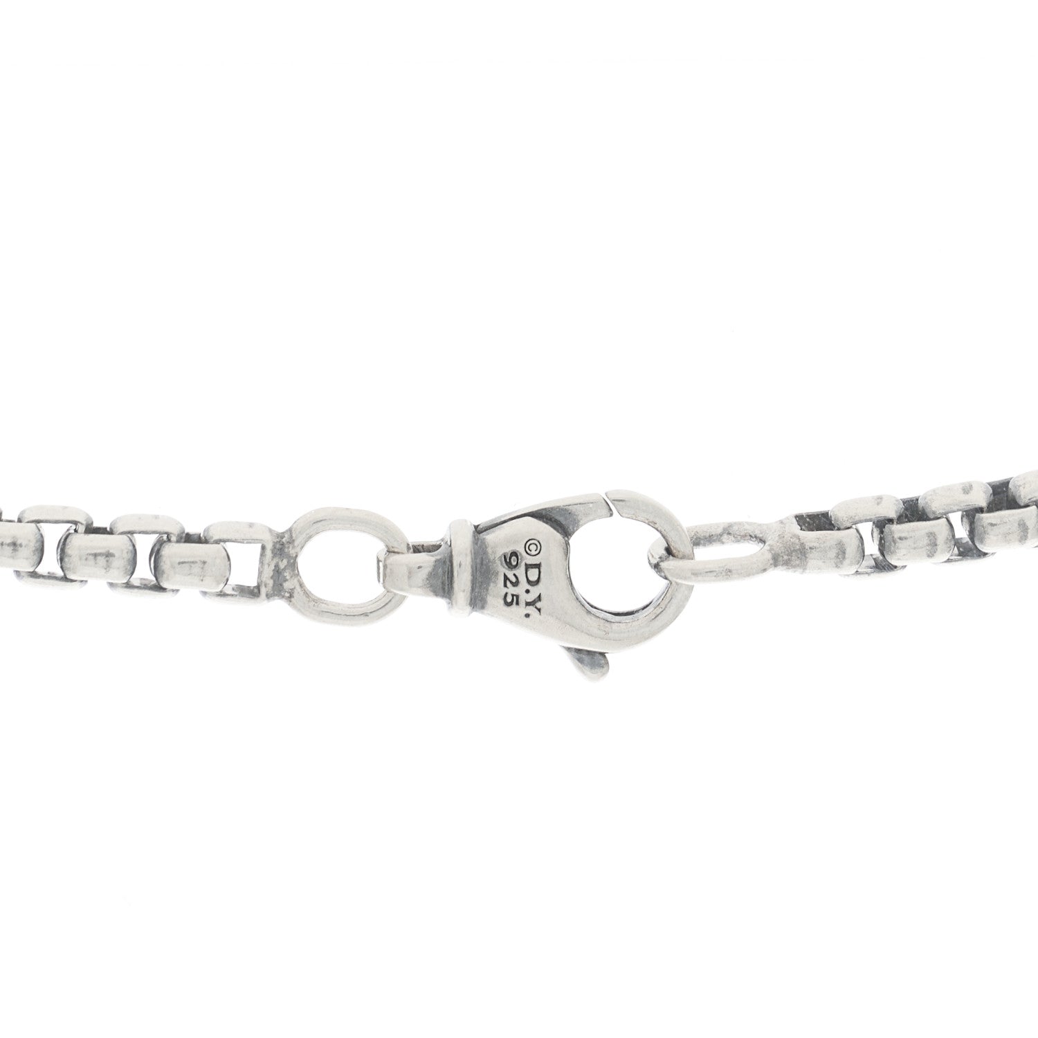 David Yurman Sterling Silver 3.6mm Box Chain Necklace 20" 4 of 4