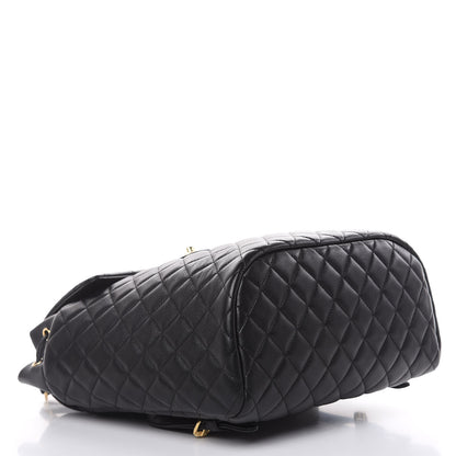 Chanel Lambskin Quilted Large Urban Spirit Backpack Black 4 of 10
