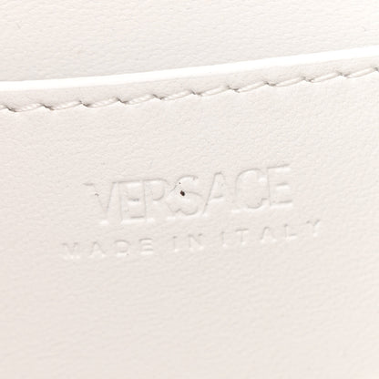 Versace Calfskin Large Greca Goddess Shoulder Bag White 6 of 14