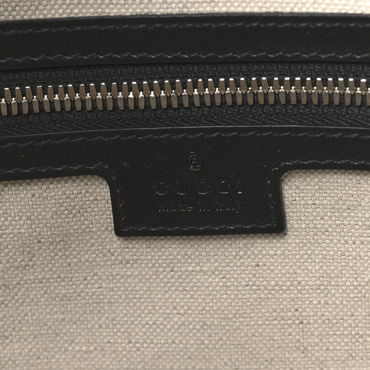 Calfskin GG Tennis Embossed Tote Bag Black