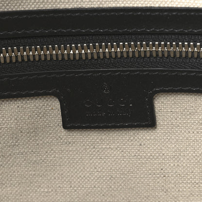 Gucci Calfskin GG Tennis Embossed Tote Bag Black 6 of 10