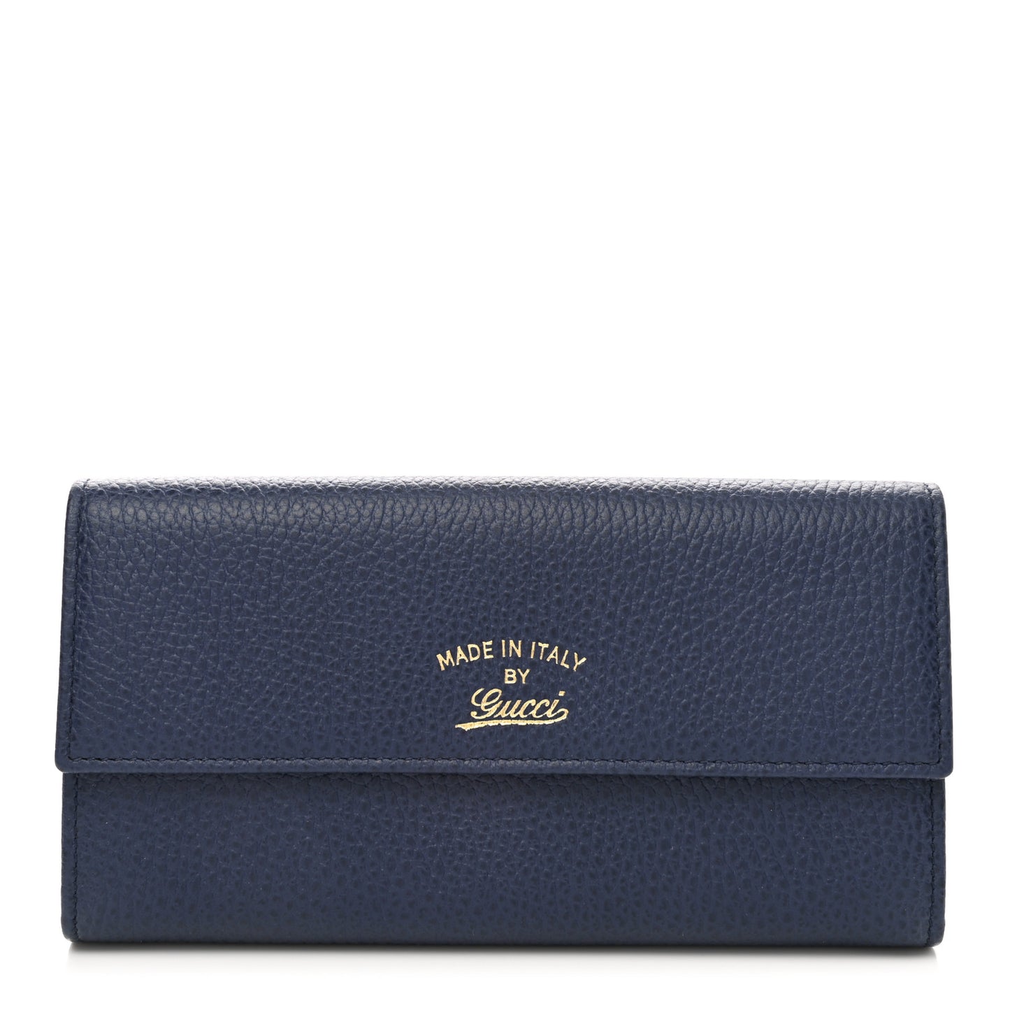 Dollar Calfskin Swing Continental Wallet Marine Deep Cobalt