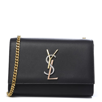 Saint Laurent Calfskin Small Monogram Kate Satchel Black 2 of 10