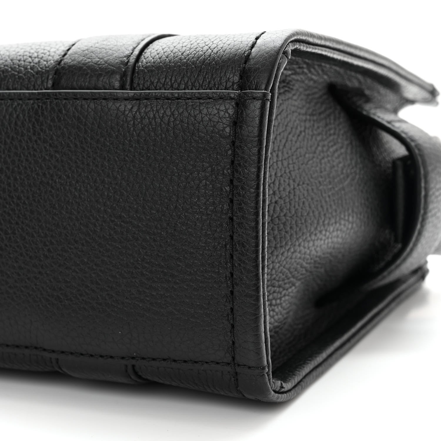 Marc Jacobs Grained Calfskin Small The Tote Bag Black 10 of 11