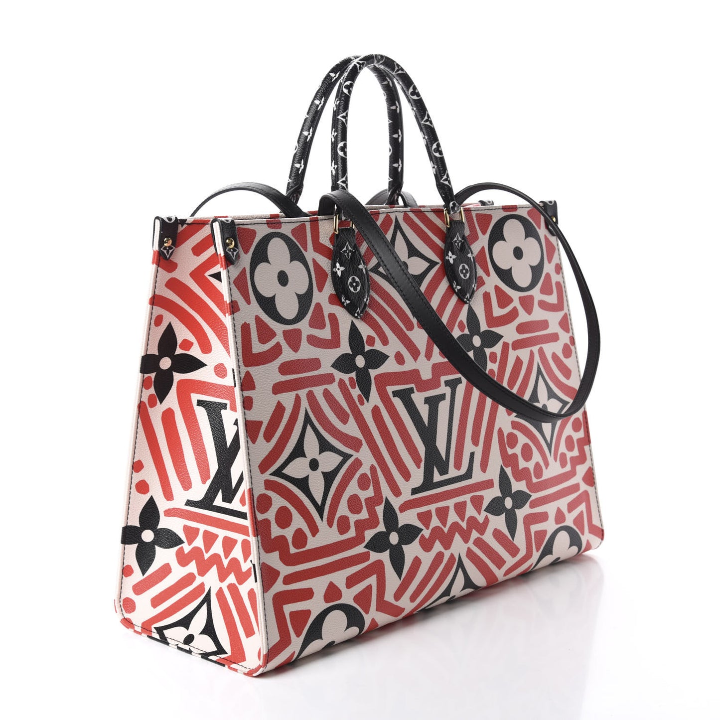 Monogram Giant Crafty Onthego GM Creme Rouge Black