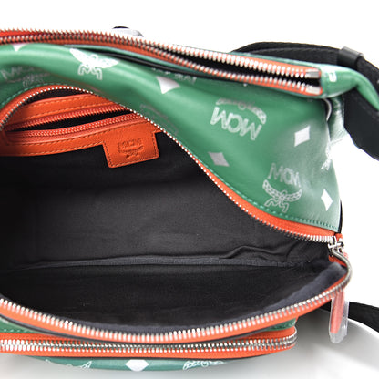 MCM Visetos Reflective Nylon Resnick Small Belt Bag Eden 5 of 10