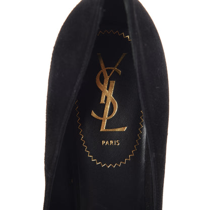 Saint Laurent Kid Scamosciato Lucy 105 Pumps 40 Black 6 of 7