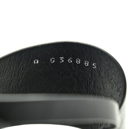 Chanel Goatskin CC Sandals 40.5 Black 8 of 8