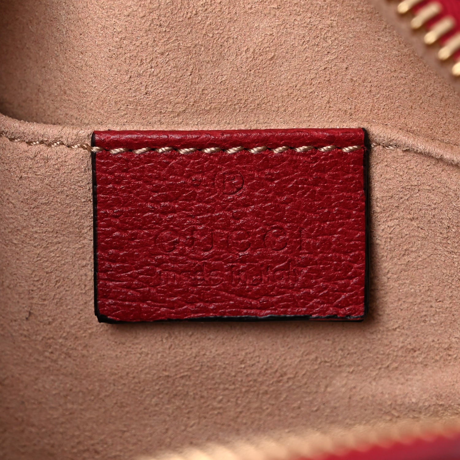 Gucci GG Supreme Monogram Flora Web Mini Ophidia Shoulder Bag Red 6 of 10