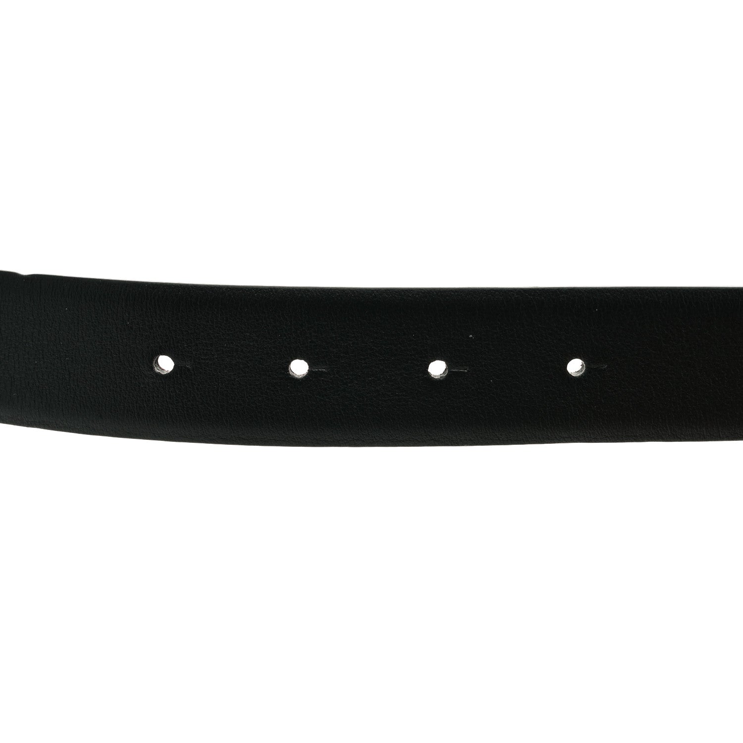 Chanel Calfskin CC Reversible Belt 85 34 Black Burgundy 3 of 5