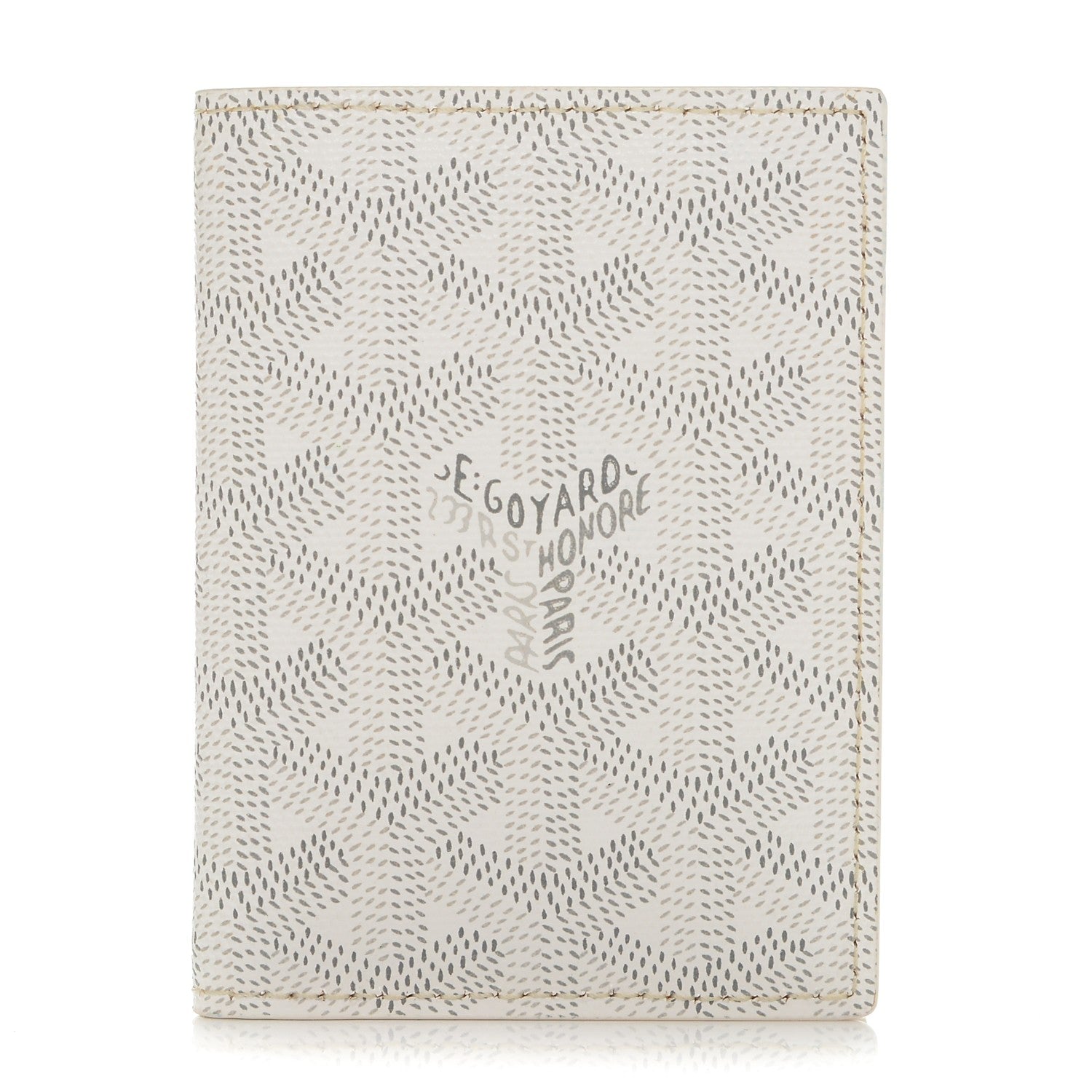 Goyard Goyardine Saint Marc Folding Card Case White 1 of 6