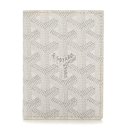 Goyard Goyardine Saint Marc Folding Card Case White 1 of 6