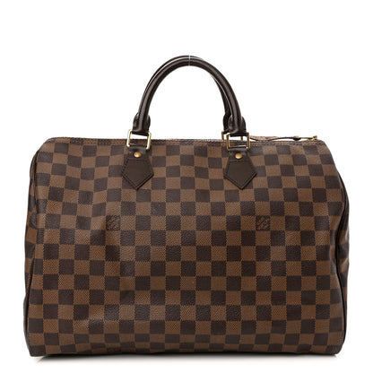 Louis Vuitton Damier Ebene Speedy 35 1 of 11