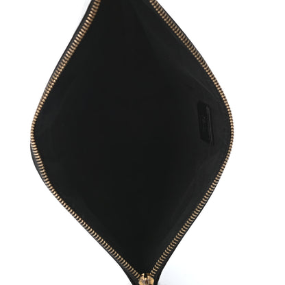 Fendi Vitello Century Metal Monster Eyes Pouch Black 4 of 4
