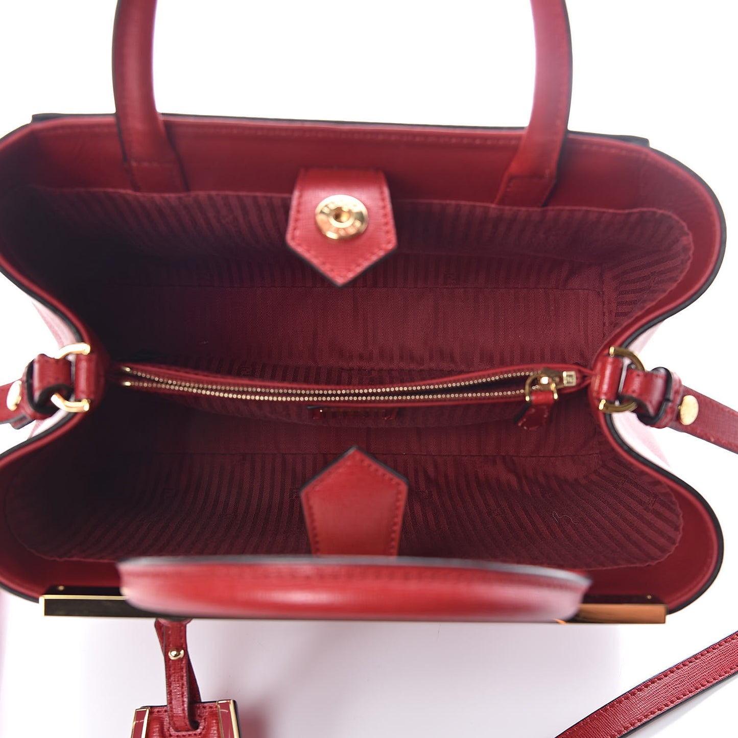Vitello Elite Flamingo Petite 2Jours Tote Mattone