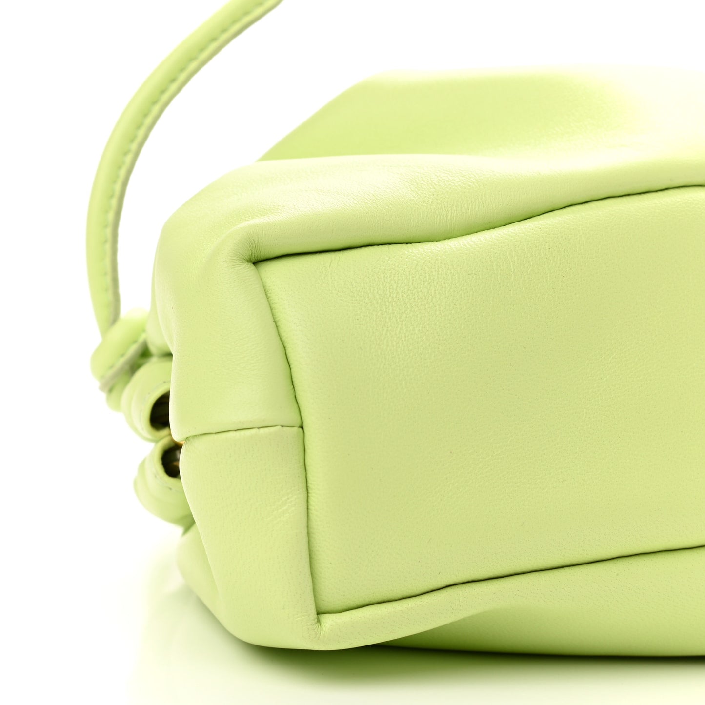 Lambskin Mini Cloud Clutch Mint