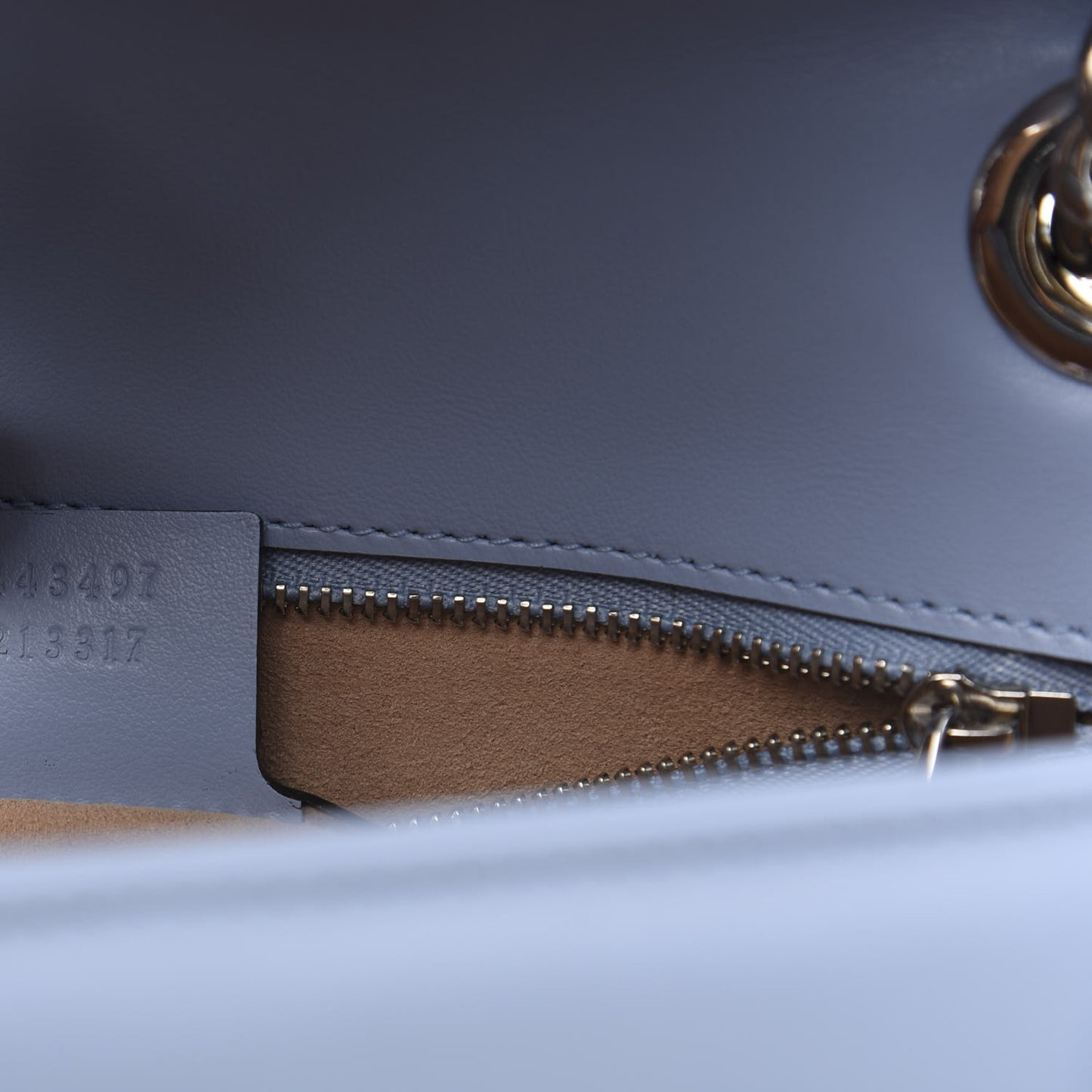Calfskin Matelasse Small GG Marmont Shoulder Bag Porcelain Light Blue