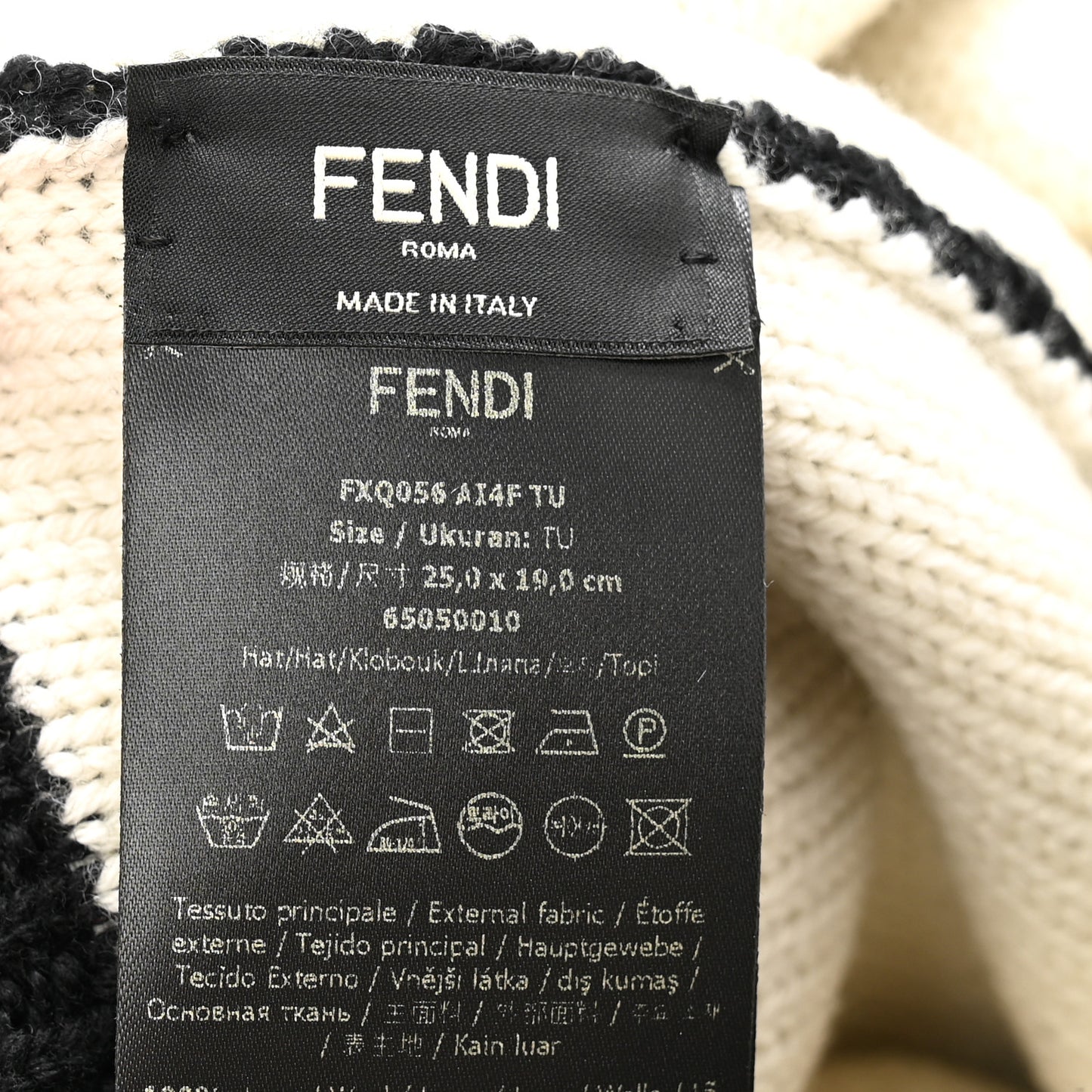 Wool Logo Beanie Black