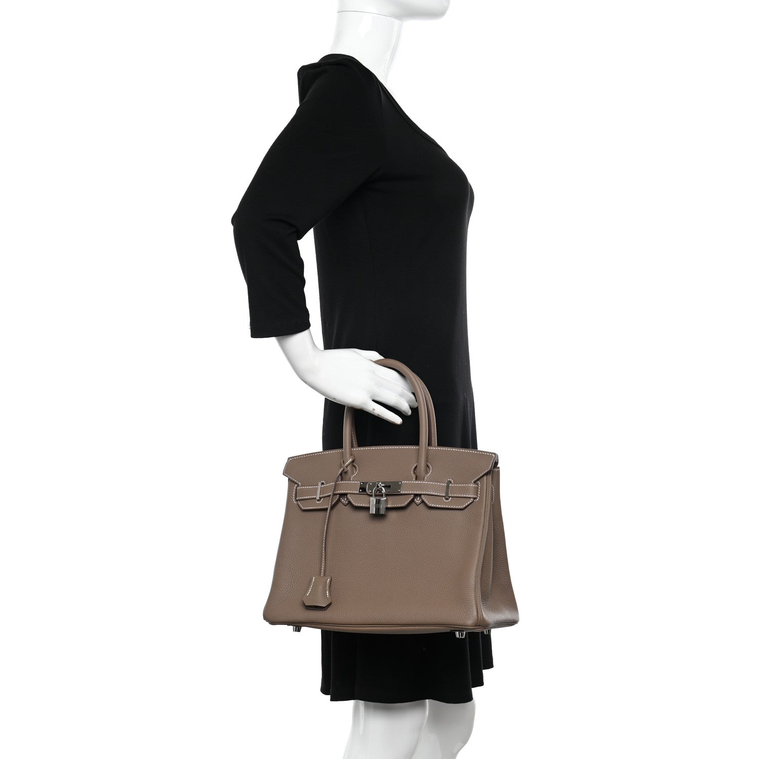 Hermes Togo Birkin 30 Etoupe 2 of 11