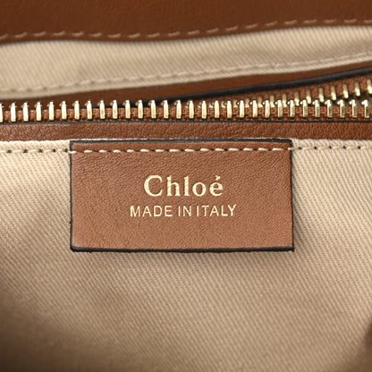 Chloe Suede Calfskin Medium Faye Backpack Tan 6 of 10