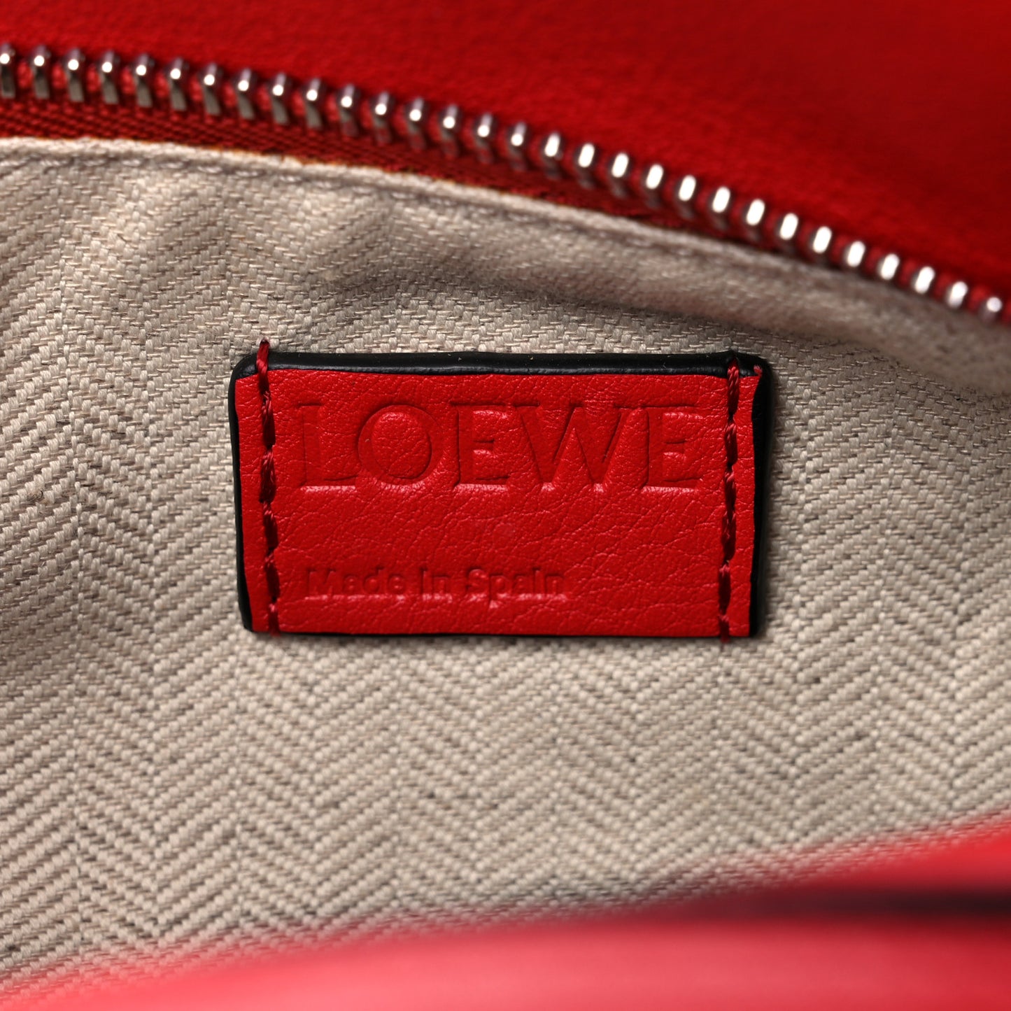 Calfskin Small Puzzle Bag Scarlet