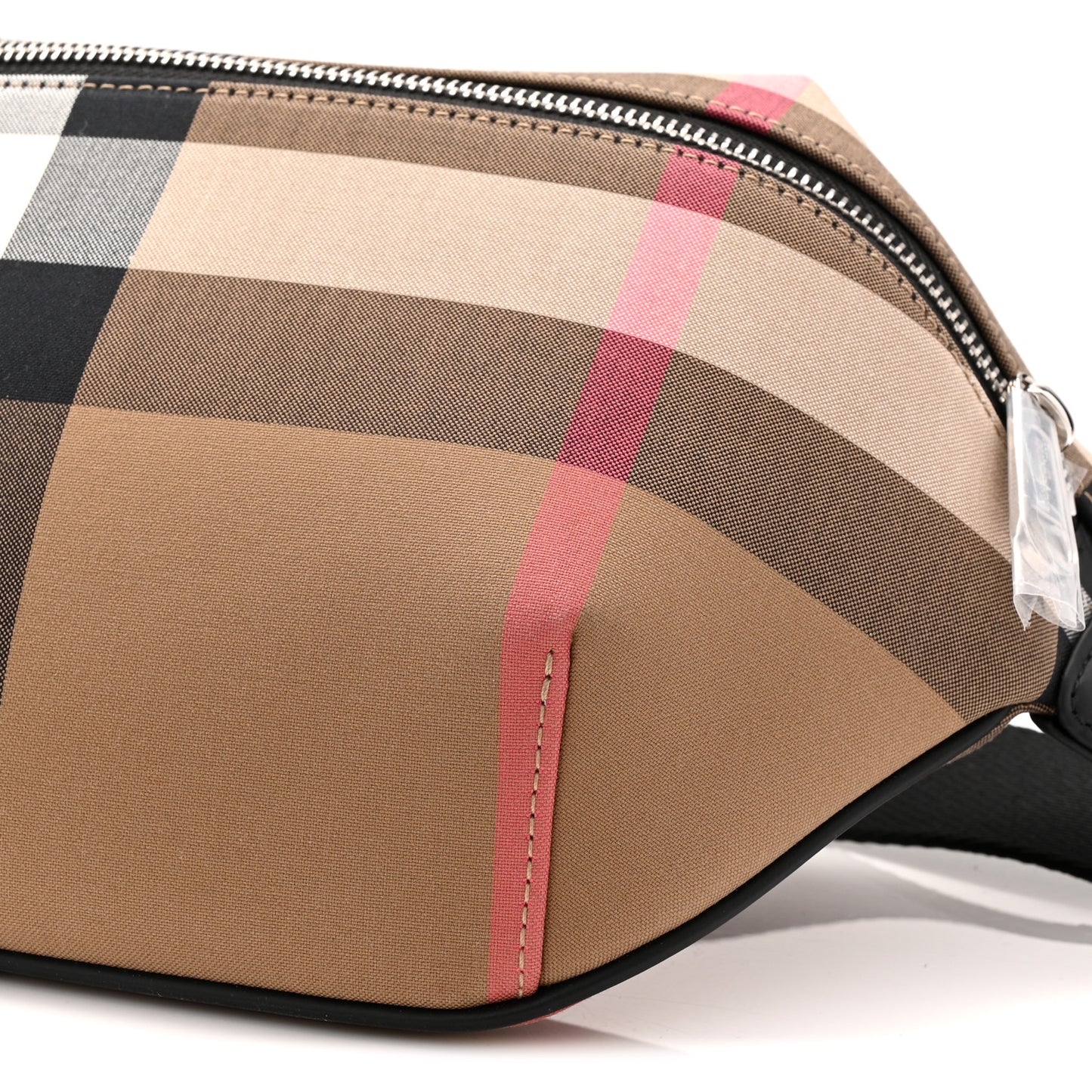 House Check Sonny Bum Bag Taupe Brown