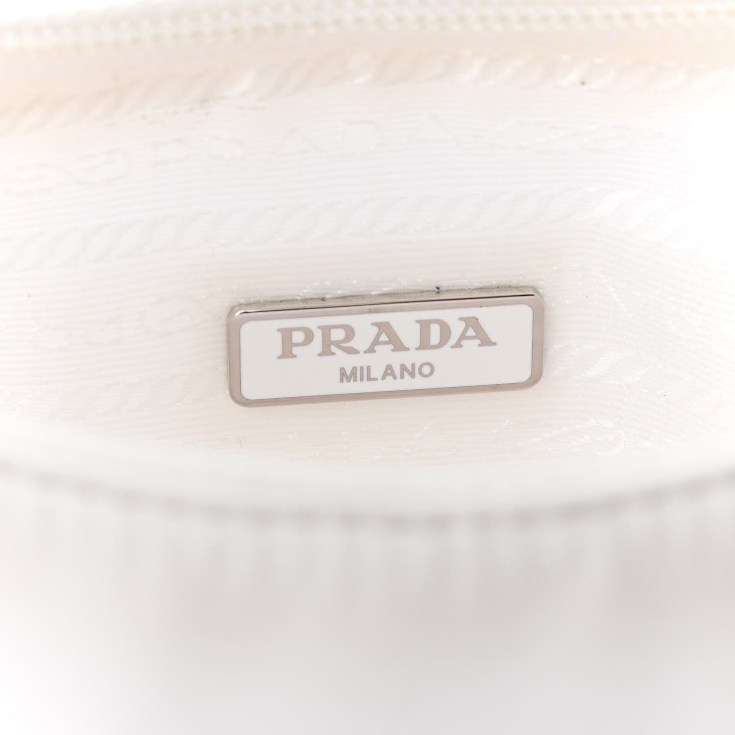 Prada Tessuto Nylon Mini Re-Edition 2000 Bag White 5 of 8